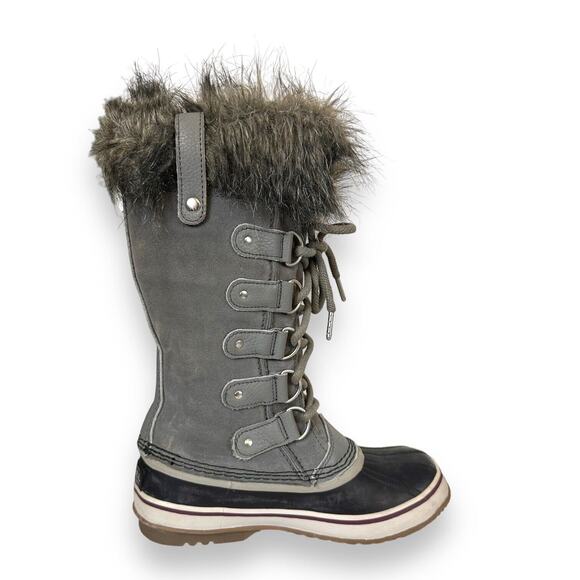 Sorel Joan of Arctic Boot for Women Size 6 Quarry Black Snow Boots Waterproof - Picture 6 of 14
